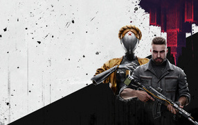 Постер новой компьютерной игры Atomic Heart