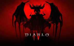 Poster for the new computer game Diablo IV, 2023