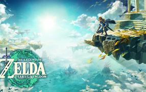 Poster for the new computer game The Legend of Zelda: Tears of the Kingdom