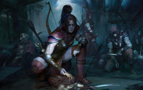 Screenshot of the new computer game Diablo IV, 2023