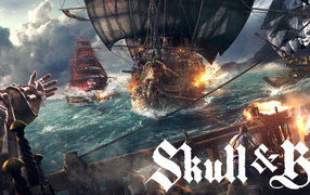 Баннер компьютерной игры Skull & Bones