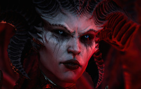 Женщина монстр из компьютерной игры Diablo IV