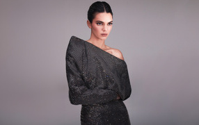 Model Kendall Jenner in a beautiful dress