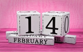Cubes for Valentine's Day February 14