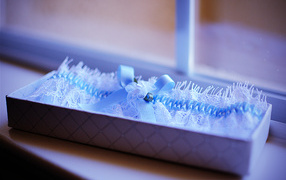 Голубая подвязка невесты