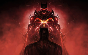 Бэтмен сражается с темными силами