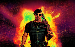 Персонаж Барни Росс актер Сильвестр Сталлоне в фильме Неудержимые 4, 2023