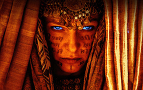 Рисунке на лице нового девушки новый фильм Дюна: Фильм второй