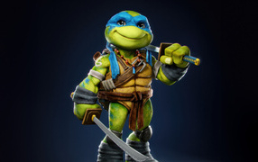 Маленький черепашка Леонардо