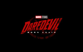 Poster for the new film Daredevil: Born Again, 2024
