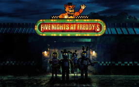 Poster for the new film Five Nights at Freddy's, 2023