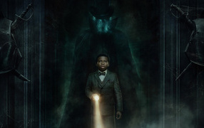 Постер нового фильма Особняк с привидениями, 2023 года