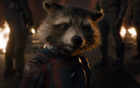 Енот Ракета персонаж фильма Стражи Галактики: Часть 3