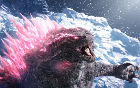 Кадр нового фильма Годзилла и Конг: Новая империя, 2024