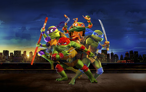 The tough characters from Teenage Mutant Ninja Turtles: Mutant Mayhem