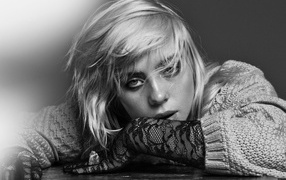 Черно-белое фото Билли Айлиш