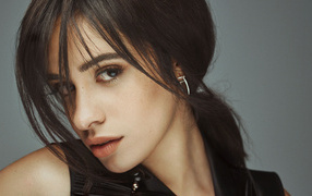 Brown-eyed brunette singer Camila Cabello
