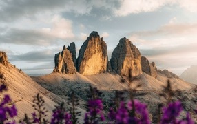 Beautiful view of the dolomite rocks