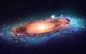 Большая космическая галактика