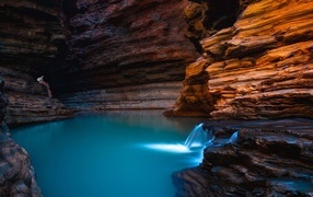 Kermits pool water cave, Australia