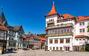 Beautiful town houses in Bad Salzdetfurt, Germany