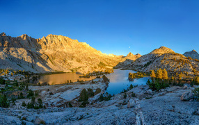 View of Lake Evolution, California. USA