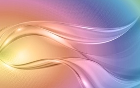 Серые волны на разноцветном фоне 