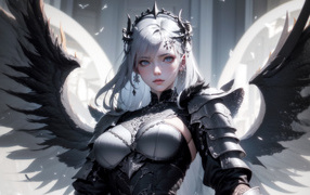 Фантастическая девушка аниме ангел 