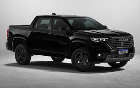Большой автомобиль Ram Rampage Laramie Night Edition 2024 года