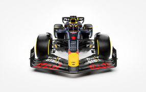 Гоночный автомобиль Red Bull RB20 2024 года вид спереди