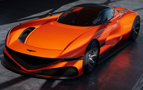 Дорогой быстрый автомобиль Genesis X Gran Berlinetta