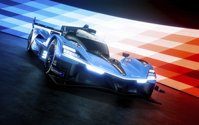 Быстрый спортивный автомобиль Alpine A424 2024 года