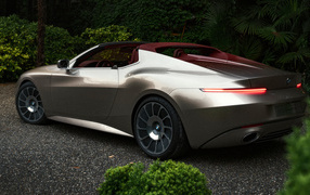 Авто BMW Concept Skytop 2024 года вид сзади