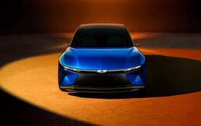 Вид спереди на автомобиль концепт  Chevrolet FNR-XE