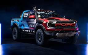 Большой Ford Ranger Raptor Race Truck 2024 года