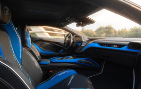 Салон автомобиля Lamborghini Revuelto Opera Unica 2024 года
