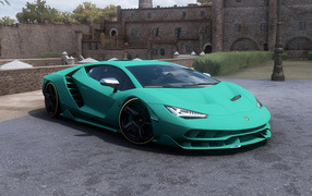 Быстрый модный автомобиль Lamborghini Centenario CGI