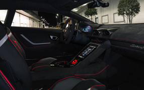 Салон автомобиля Lamborghini Huracán Sterrato All-Terrain Ad Personam 2024 года