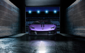 Автомобиль Vorsteiner Lamborghini Huracán Novara в здании