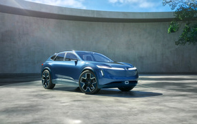 Автомобиль Volkswagen ID. Code 2024 года у стены