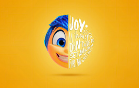 Постер мультфильма Головоломка 2 на желтом фоне