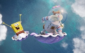 Персонажи нового мультфильма Губка Боб 2024