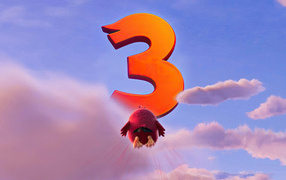 Постер нового мультфильма Angry Birds 3, 2024