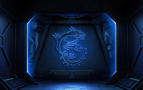 Значок msi на двери бункера