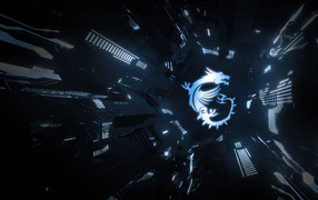 Компьютерный логотип msi 