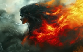 Девушка с огненными волосами