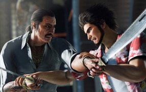 Битва в компьютерной игре Like a Dragon: Infinite Wealth, 2024