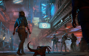 Кадр новой компьютерной игры Star Wars Outlaws, 2024