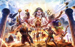 Постер компьютерной игры Age of Mythology: Retold, 2024