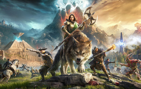 Постер компьютерной игры New World: Aeternum, 2024